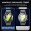 Diruite 4-Stück Schutzfolie für Samsung Galaxy Watch 7/6/5/4 44mm Displayschutzfolie,Anti-Kratzen HD Gehärtetes Glas Schutz Glas Displayschutz(Durchmesser 41mm) (Packung mit 2)