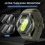 Diruite 4-Stück Schutzfolie für Samsung Galaxy Watch 7/6/5/4 44mm Displayschutzfolie,Anti-Kratzen HD Gehärtetes Glas Schutz Glas Displayschutz(Durchmesser 41mm) (Packung mit 2)