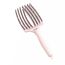 Olivia Garden Fingerbrush Care Iconic - Large - Pastel Pink - Detangler Bürste mit Wildschweinborsten & Nylon für gesundes und glänzendes Haar
