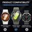 Diruite 4-Stück Schutzfolie für Samsung Galaxy Watch 7/6/5/4 44mm Displayschutzfolie,Anti-Kratzen HD Gehärtetes Glas Schutz Glas Displayschutz(Durchmesser 41mm) (Packung mit 2)