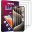 RKINC 3 Stück, Panzerglas Schutz Glas für iPhone 15 / iPhone 15 Pro 6.1-Inch, Panzer HD Displayschutzfolie, 0,33 mm kratzfest, splitterfrei, blasenfrei, lebenslangeGarantie