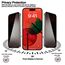 RKINC 3 Stück, Sichtschutz Panzerglas für iPhone 16 Pro 6.1-Inch, Anti-Spähen Panzer Schutz Glas HD Displayschutzfolie, 0,33 mm kratzfest, splitterfrei, blasenfre