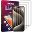 RKINC 3 Stück, Panzerglas Schutz Glas für iPhone 16, Panzer HD Displayschutzfolie, 0,33 mm kratzfest, splitterfrei, blasenfrei, lebenslangeGarantie