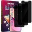 RKINC 3 Stück, Sichtschutz Panzerglas für iPhone 13, 13 Pro, 14, Anti-Spähen Panzer Schutz Glas HD Displayschutzfolie, 0,33 mm kratzfest, splitterfrei, blasenfre
