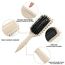 Longyier Lockenbürste, Locken mit Zinken definieren Stylingbürste, zum Kämmen und Formen von Männer- und Frauenlocken, um Ziehen und Lockenablösung zu reduzieren (Beige)