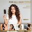 Longyier Lockenbürste, Locken mit Zinken definieren Stylingbürste, zum Kämmen und Formen von Männer- und Frauenlocken, um Ziehen und Lockenablösung zu reduzieren (Marmor Beige)