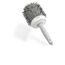 Olivia Garden Expert Blowout Shine - White & Grey - 80 - Keramikbeschichtete Rundbürste für geschmeidiges Ausblasen, krausfreies Haar & strahlenden Glanz