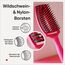 Olivia Garden Fingerbrush Care Iconic - Medium - Hot Pink - Detangler Bürste mit Wildschweinborsten & Nylon für gesundes und glänzendes Haar