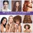 Lockenbürste, curly hair brush Für curly hair, locken bürste Zum Definieren Beim Styling, Antistatisch Entwirren Ohne Ziepen, Ergonomischer Griff, haarbürste Für Frauen Männer (Lila)