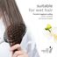 FABCARE Bio Haarbürste Wildschweinborsten Rund mit Ebook - Detangler-Bürste Doppelspiralfeder ohne Ziepen - Profi Entwirrbürste für Haartypen - Haarbürste Damen (Natur)