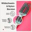 Olivia Garden Fingerbrush Care Iconic - Medium - Mint - Detangler Bürste mit Wildschweinborsten & Nylon für gesundes und glänzendes Haar