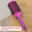 Olivia Garden Expert Blowout Shine – Pink - 55 - Runde, antistatische Keramikbürste für glänzende und frizzfreie Blowouts