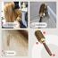 Olivia Garden Expert Blowout Shine - Gold & Brown - 45 - Keramikbeschichtete Rundbürste für geschmeidiges Ausblasen, krausfreies Haar & strahlenden Glanz