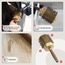 Olivia Garden Expert Blowout Shine - Gold & Braun - 80 - Runde antistatische Keramikbürste für glänzendes Styling ohne Frisierdose