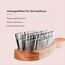 HERCULES SÄGEMANN - Zauberbürste Holz | Hochwertige Scalp Brush für sanftes Entwirren ohne Ziepen. Ideal für Damen und Herren, geeignet für nasses und trockenes Haar. | Farbe: Holz