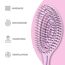 Ninabella Haarbürste ohne Ziepen - Bürste für Damen und Herren - Detangler Bürste auch für Locken & Lange Haare - Entwirrbürste Haarbürsten - Rosa