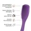 Tangle Teezer Ultimate Detangler Haarbürste – Für Nasses & Trockenes Haar – Entwirrungsbürste für Alle Haartypen – Zweistufige Borsten Reduzieren Haarbruch & Entfernen Knoten – Frisch Lila