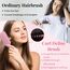 Lockenbürste, curly hair brush Für curly hair, locken bürste Zum Definieren Beim Styling, Antistatisch Entwirren Ohne Ziepen, Ergonomischer Griff, haarbürste Für Frauen Männer (Rosa)