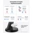 3 in 1 für iPhone Ladestation Schnelles Kabelloses Ladegerät - Wireless Charger für iPhone 17 Air 16e 16 15 14 13 12 11 X Pro Max & für Apple Watch und für Air Pods 4 3 2 Pro mit 18W Adapter