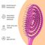 Ninabella Mini Haarbürste ohne Ziepen - Bürste für Reisen - Entwirrbürste für trockenes und nasses Haar - Detangler Bürste - Hair Brush - Pink