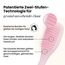 Tangle Teezer Ultimate Detangler Klein– Für Nasses & Trockenes Haar – Entwirrungsbürste für Alle Haartypen – Perfekte Haarbürste für Kinder & auf Reisen – Millennial Rosa