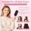 Lockenbürste, curly hair brush Für curly hair, locken bürste Zum Definieren Beim Styling, Antistatisch Entwirren Ohne Ziepen, Ergonomischer Griff, haarbürste Für Frauen Männer (Rosa)