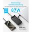 Anker Powerbank, 20.000mAh tragbares Ladegerät mit integriertem USB-C-Kabel, 87W Max Schnelllade-Akku, 1 USB-C und 1 USB-A, für MacBook, iPhone 17/16/15/14 Serie, Samsung, Switch, und mehr