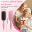 Lockenbürste, curly hair brush Für curly hair, locken bürste Zum Definieren Beim Styling, Antistatisch Entwirren Ohne Ziepen, Ergonomischer Griff, haarbürste Für Frauen Männer (Rosa)