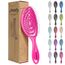 Ninabella Haarbürste ohne Ziepen - Bürste für Damen und Herren - Detangler Bürste auch für Locken & Lange Haare - Entwirrbürste Haarbürsten - Neon Pink