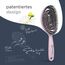 FABCARE Bio Haarbürste Wildschweinborsten Rund inkl. Ebook - Detangler-Bürste mit Doppelspiralfeder - Profi Entwirrbürste ohne Ziepen für jeden Haartyp - Damen Haarpflegebürste (Rosa)