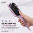 FABIHA® ???????????????????????????? Lockenbürste - Curly Hair Brush - Bio Haarbürste ohne ziepen - Wildschweinborsten Bürste - Die Originale 3-in-1-Stylingbürste für trendige Lockenfrisuren (Lilac)
