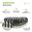 FABCARE Bio Haarbürste mit Wildschweinborsten - Detangler Doppelspiralfeder - Profi Entwirrbürste für jeden Haartyp - Damen (Grün) inkl. Ebook