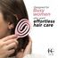 FABCARE Mini Haarbürste Wildschweinborsten Detangler-Bürste Doppelfeder Spiralfeder Kein Ziehen Pro Magic Tool Kompakt Elegant (Rosa)