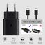 25W USB C Ladegerät Schnellladegerät für Samsung Galaxy S26 S25 S24 S23 S22 S21 Plus/FE/Ultra/ S20Plus, Z Fold 7/6, Z Flip 7/6, Note20, A56 A55 A54 A53 A35 A16 A15 A05s, Tablet Netzteil USB C Schwarz