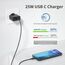 25W USB C Ladegerät Schnellladegerät für Samsung Galaxy S26 S25 S24 S23 S22 S21 Plus/FE/Ultra/ S20Plus, Z Fold 7/6, Z Flip 7/6, Note20, A56 A55 A54 A53 A35 A16 A15 A05s, Tablet Netzteil USB C Schwarz
