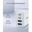 USB C Ladegerät, 4 Ports Mehrfach Ladegerät mit USB-C auf USBC Kabel 2M, 40W USBC Netzteil PD 3.0 Power Adapter USB Stecker für iPhone, Samsung, Handys Schnellladegerät Ladeladapter Ladestecker
