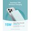 Anker MagGo Powerbank, Ultra-schlankes 10.000mAh magnetisches Akkupack, Qi2-zertifiziert, portabel, 15W Ultra-schnelles MagSafe-kompatibles Ladegerät, ergonomisches Design, nur für iPhone 17/16/15/14