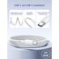 USB C Ladegerät, 4 Ports Mehrfach Ladegerät mit USB-C auf USBC Kabel 2M, 40W USBC Netzteil PD 3.0 Power Adapter USB Stecker für iPhone, Samsung, Handys Schnellladegerät Ladeladapter Ladestecker