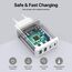 USB C Ladegerät, 40W 4 Ports USB C Ladegerät Block, Schnellladeblock Dual Port PD3.0+QC Wandstecker Multiport USB Netzteil Kompatibel mit iPhone 17/16/15/14/13/12/11/Pro Max/XS/XR/8/7/Samsung/Tablet