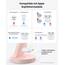 3 in 1 für iPhone Ladestation Schnelles Kabelloses Ladegerät - Wireless Charger für iPhone 17 Air 16e 16 15 14 13 12 11 X Pro Max & für Apple Watch und für Air Pods 4 3 2 Pro mit 18W Adapter (Rosa)