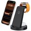 3 in 1 für iPhone Ladestation Schnelles Kabelloses Ladegerät - Wireless Charger für iPhone 17 Air 16e 16 15 14 13 12 11 X Pro Max & für Apple Watch und für Air Pods 4 3 2 Pro mit 18W Adapter