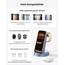 3 in 1 für iPhone Ladestation Schnelles Kabelloses Ladegerät - Wireless Charger für iPhone 17 Air 16e 16 15 14 13 12 11 X Pro Max & für Apple Watch und für Air Pods 4 3 2 Pro mit 18W Adapter (Blau)