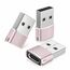 Basesailor USB C Buchse auf USB Stecker Adapter 3Stück,Typ C auf A Ladekabel Adapter für Apple iPhone 17 16 15 11 Pro Max,XR,Airpods,iPad Mini 6,Samsung Galaxy Note 10 S20 S21 Plus Ultra,Z Fold Flip 4