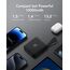 VRURC Power Bank mit Kabel 10000mAh Klein USB C Powerbank Schnelles Aufladen 22.5W Mini Tragbares Ladegerät Externer Akku Klein Aber Stark akkupack LED-Anzeige Kompatibel mit iPhone Huawei (schwarz)