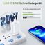Schnellladegerät,20W USB C Ladegerät mit Ladekabel 2M Original,Type C ladestecker,Power Adapter Netzteil mit 6ft Lightning Kabel für Apple iPhone 13/12/11/14 Pro Max/X/XR/XS/8/ Mini/iPad