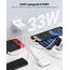 USB Ladegerät, 6-Ports Ladeadapter 33W Adapter Ladestecker mit QC 3.0 Schnellladegerät Mehrfach, USB Stecker Netzteil für iPhone 16 15 14 13 12 11 Pro Max, iPad, Handy Steckdose Charger Netzstecker