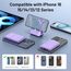 Azmuth Power Bank, für Magsafe Powerbank iPhone 10000mAh, Magnetische Power Bank Wireless Schnellladen mit LED Display Tragbares Ladegerät Akkuspack für iPhone 17/16/15/14/13/12/Pro/Pro Max