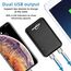 Mini-Externer Akku, 10.000 mAh, tragbares Ladegerät für Handy, Zwei Ports, hohe Geschwindigkeit, 2,4 A, Powerpack kompatibel mit Huawei iPhone iPad Samsung Galaxy Nintendo Switch und Tablets