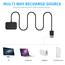 2-Stück Magnetisches Ladekabel Kompatibel mit Xplora X6, Tragbares USB-Kabel Ersatz Ladegerät Charging Cable für X6 Play/X6 Pro,Schwarz & Schwarz
