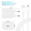 2 Pack iPhone Schnellladegerät,Apple Netzteil Ladegerät 20W mit USB C Light-ning Kabel 2M Original, Type C Ladeadapter, Power Adapter Stecker und Ladekabel für iPhone 14Pro Max/13/12/11/XS/XR/8 iPad